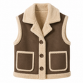 Gilet Sans Manches Effet Daim & Fourrure - Doux & Chaud