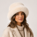 Chapeau Fourré Élégance d'Hiver