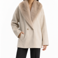 Manteau Élise - Col Fourrure