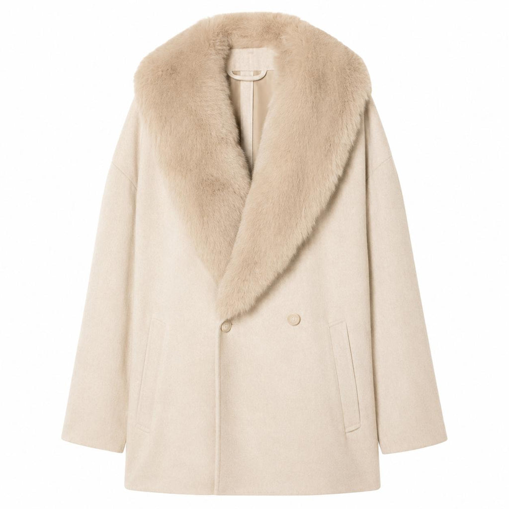 Manteau Élise - Col Fourrure