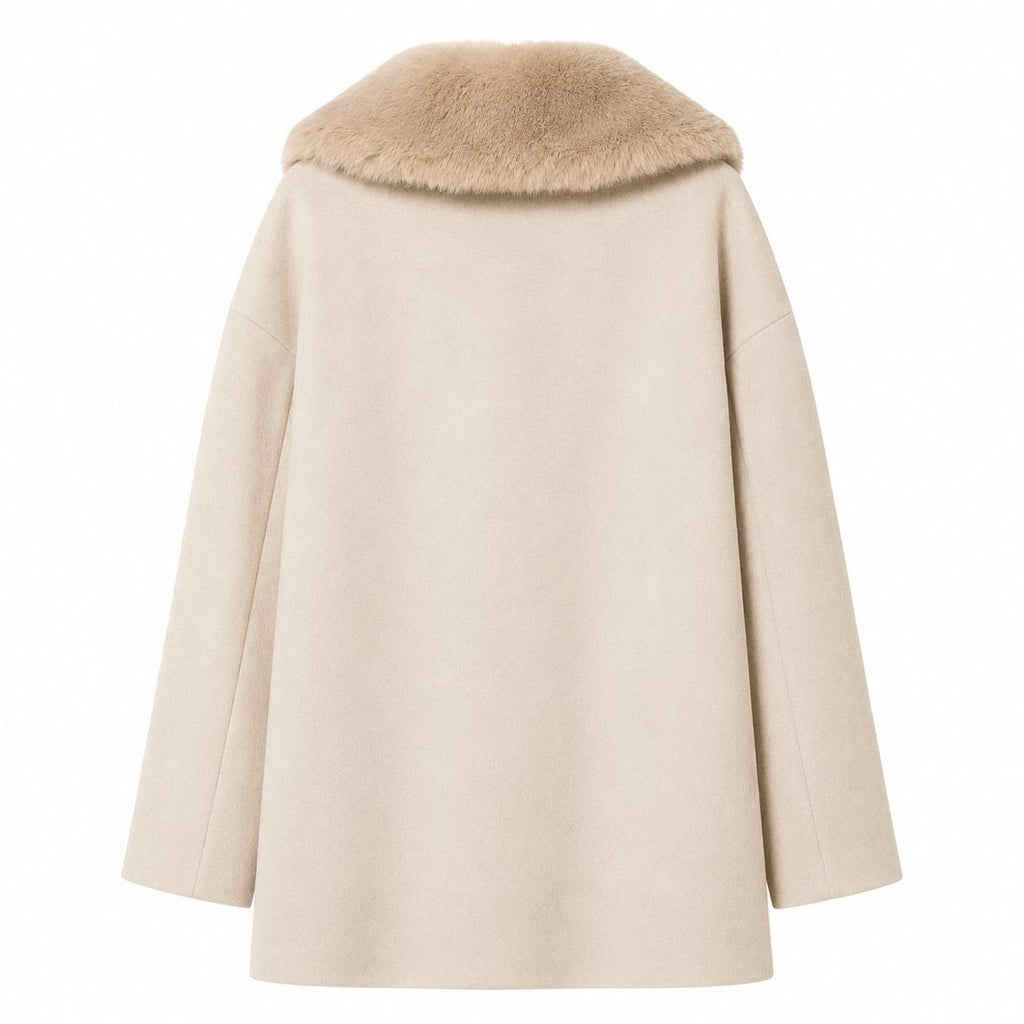 Manteau Élise - Col Fourrure